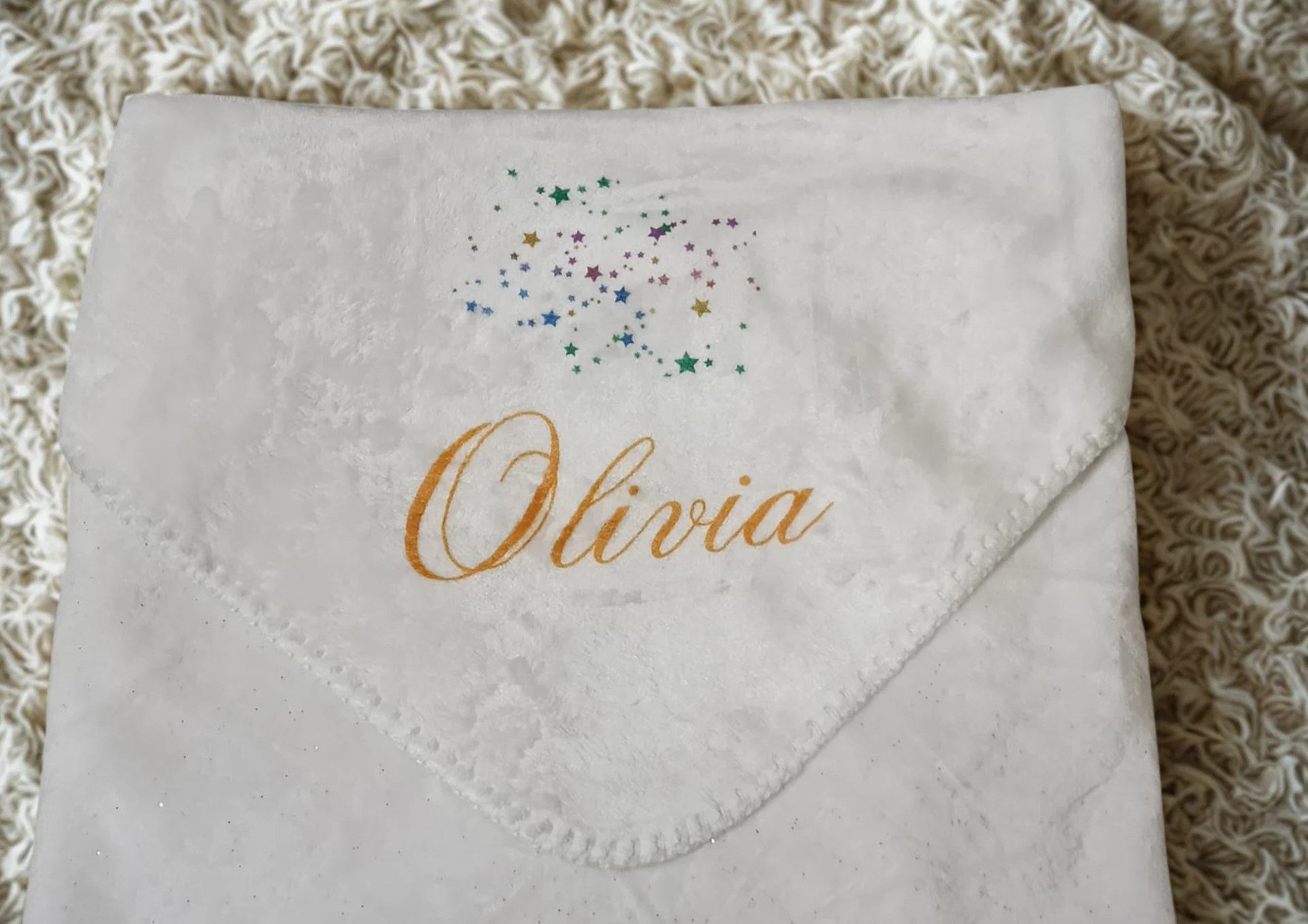 MANTA DE BEBÉ PERSONALIZADA