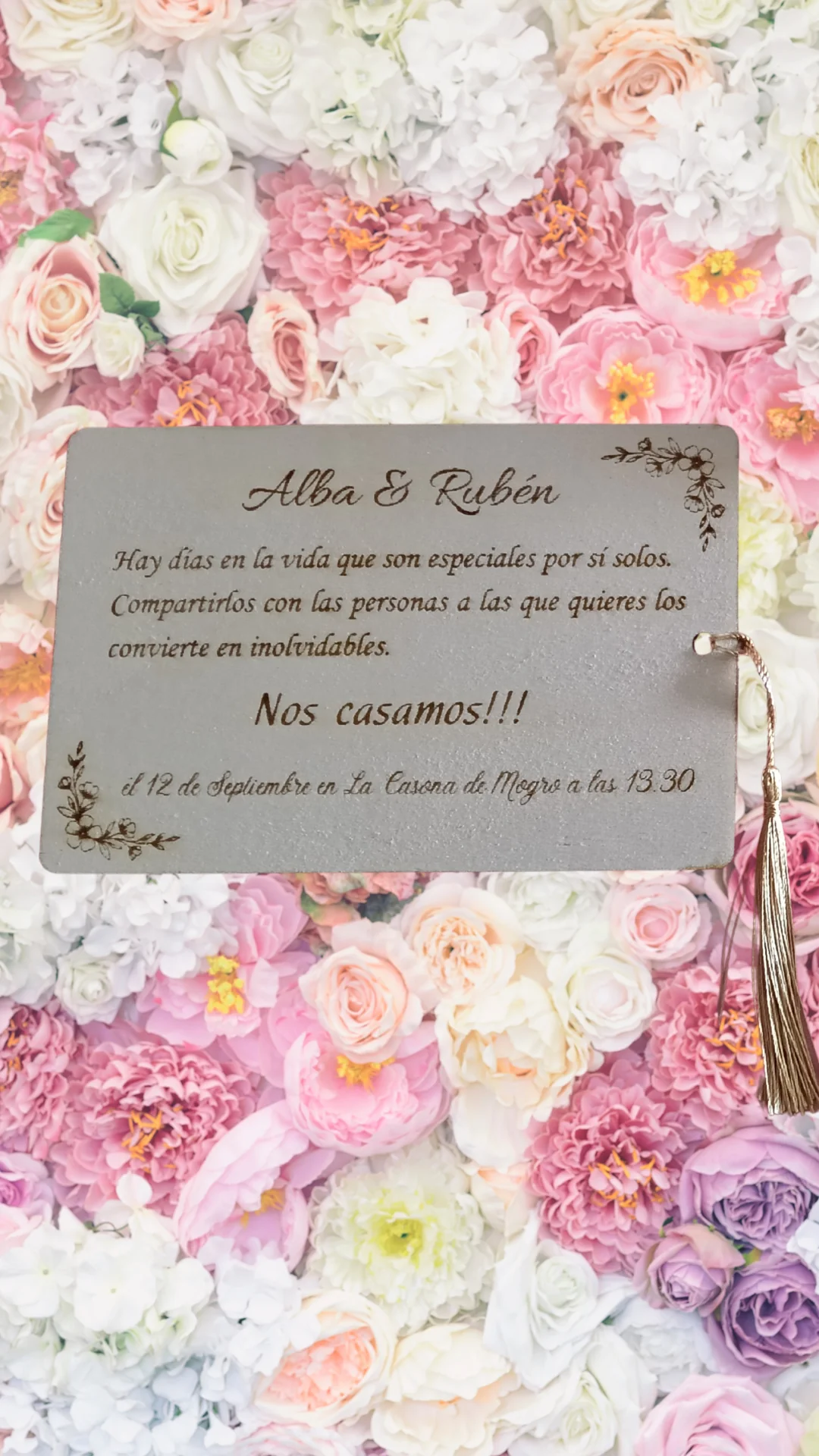 INVITACIONES EN MADERA