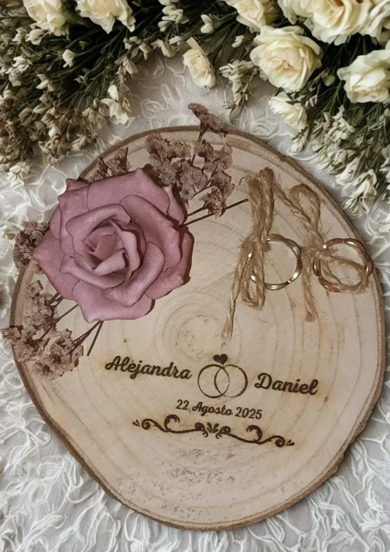 GEPERSONALISEERDE HOUTEN RINGHOUDER