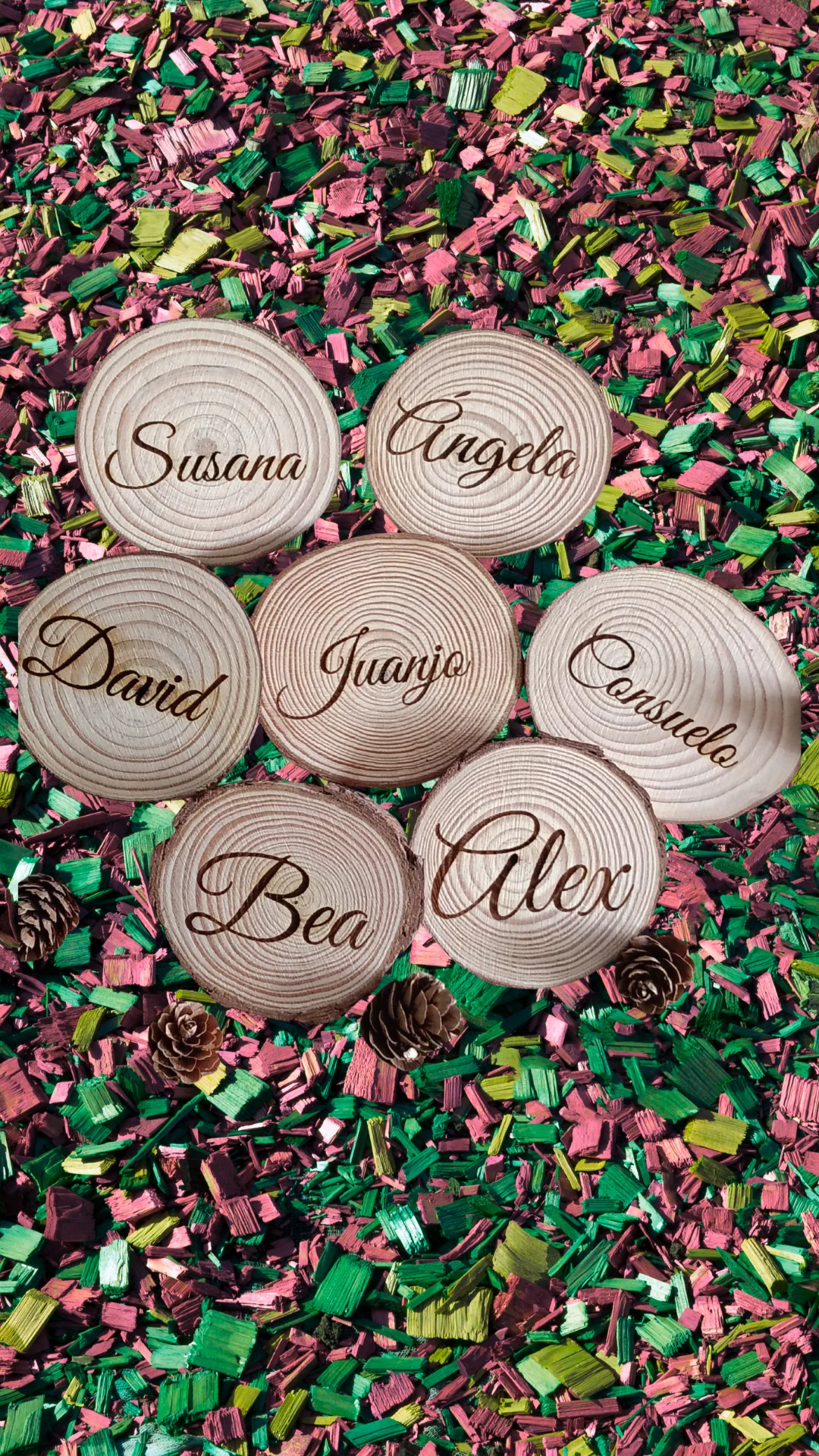 POSAVASOS EN MADERA O BAMBÚ