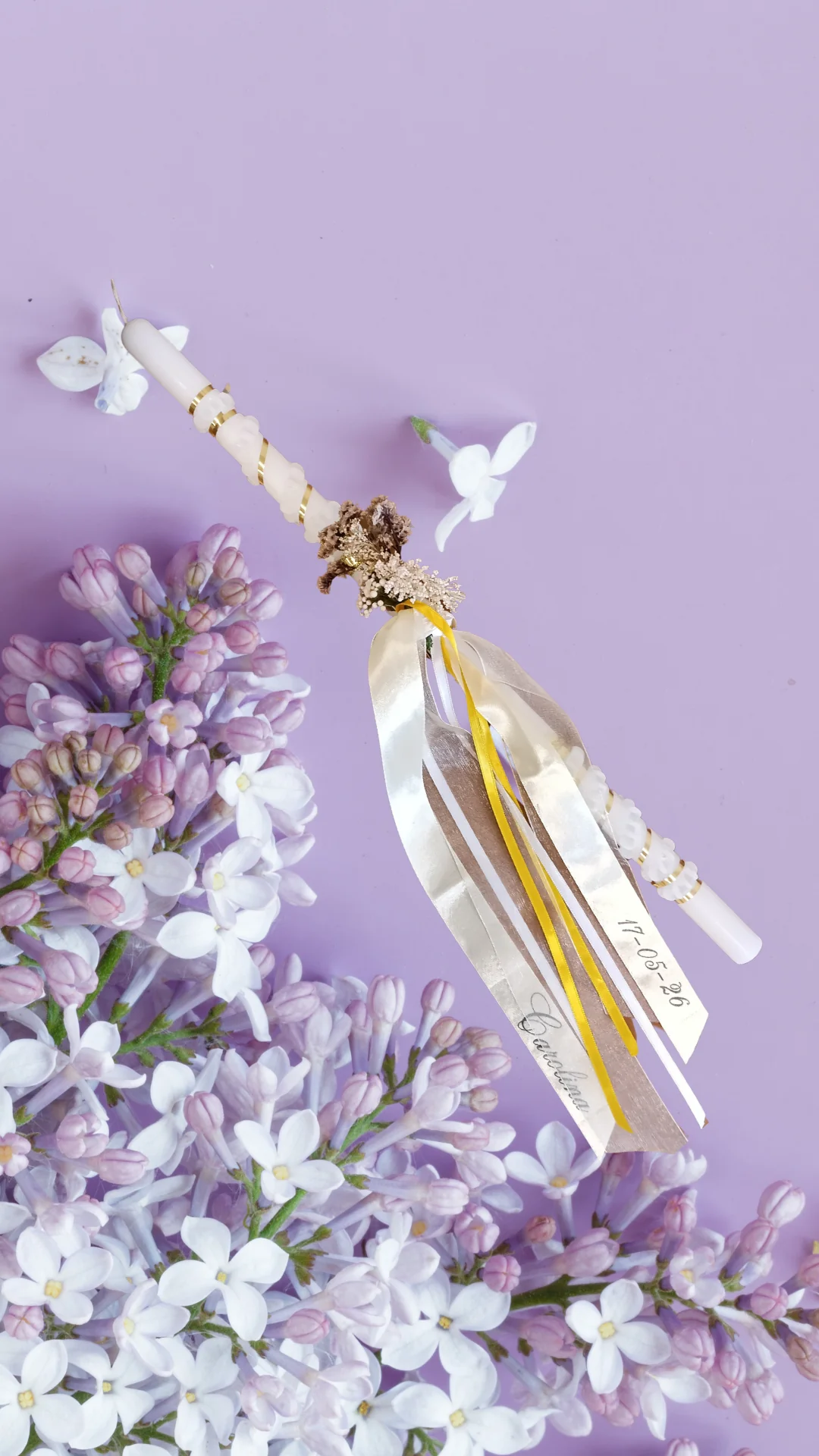 VELA DE COMUNIÓN PERSONALIZADA