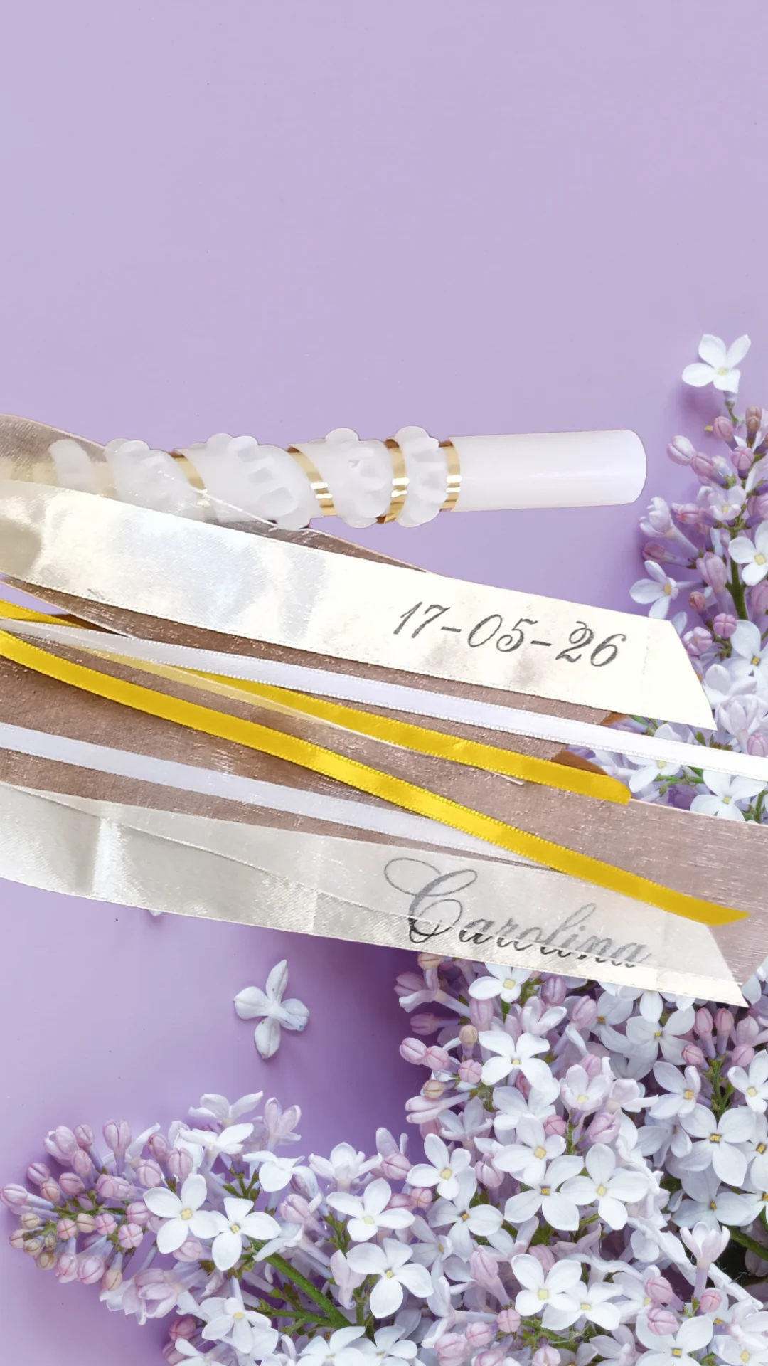 VELA DE COMUNIÓN PERSONALIZADA