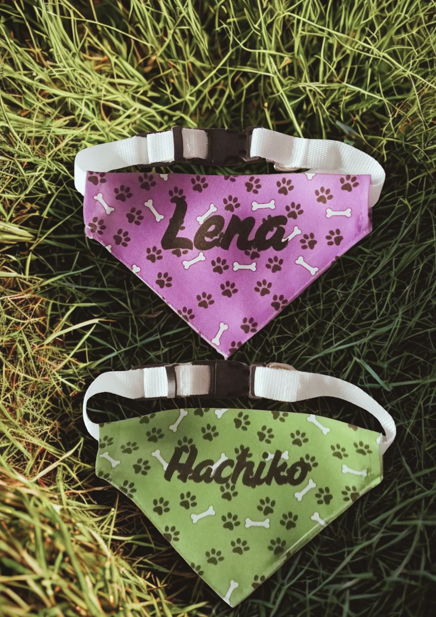 BANDANA PERSONALIZADA PARA MASCOTAS