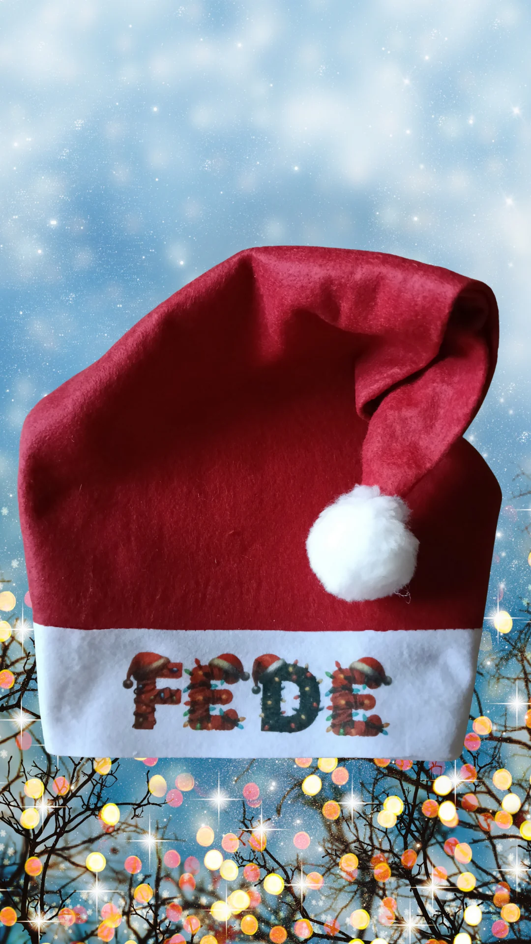 PERSONALIZED SANTA CLAUS HAT 3