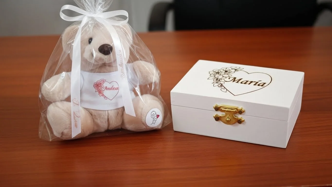 GIFT PACK BEAR + WOODEN BOX